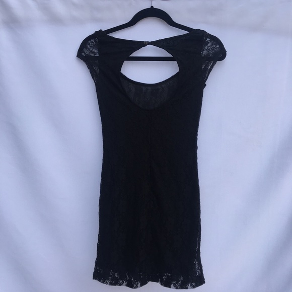 Streetwear Society Dress Womens Small Little Black Lace Sleeveless Scoop Neck - Picture 12 of 13